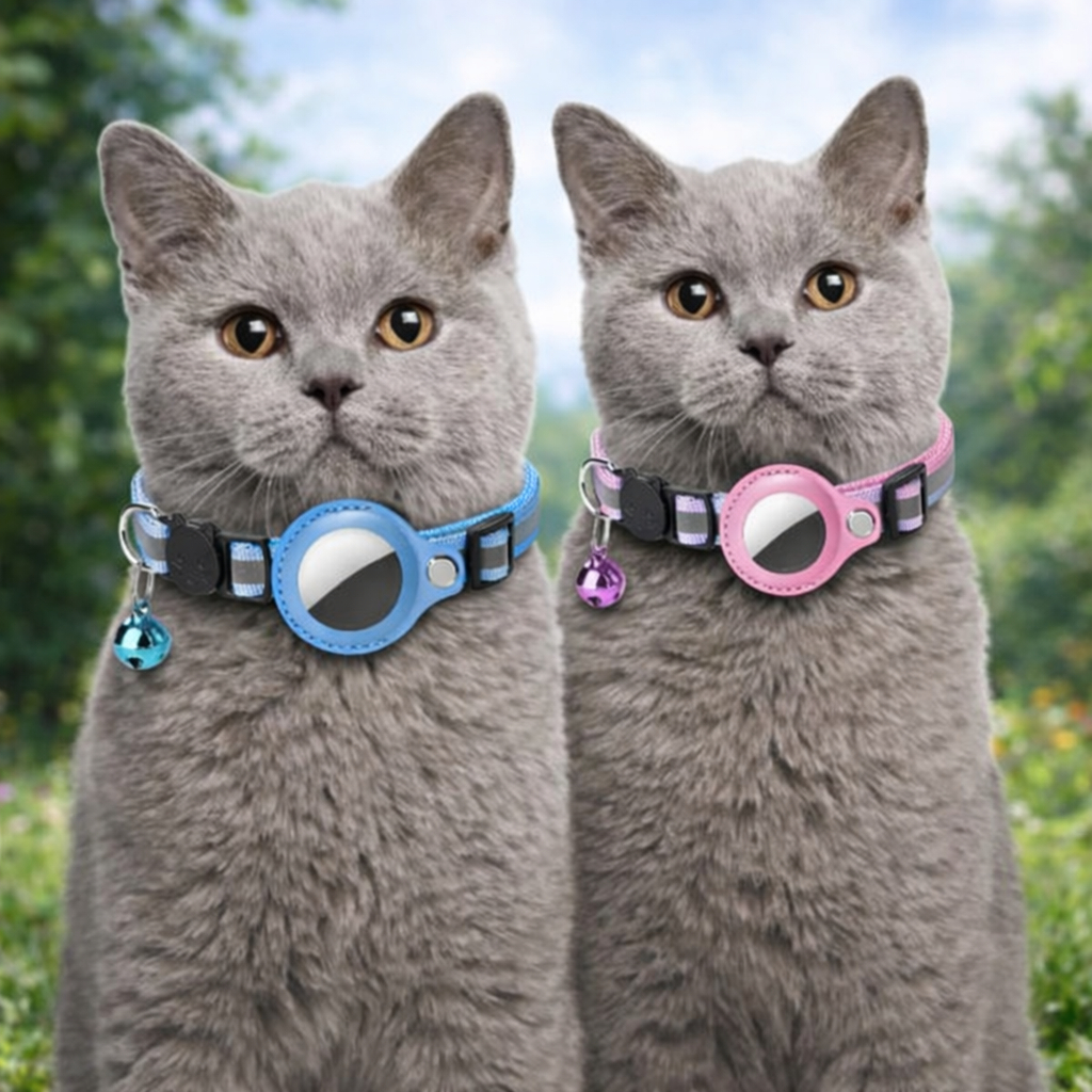 Coleira Capa Fixa P/ Rastreador Gps Gato Cachorro Pet Refletiva