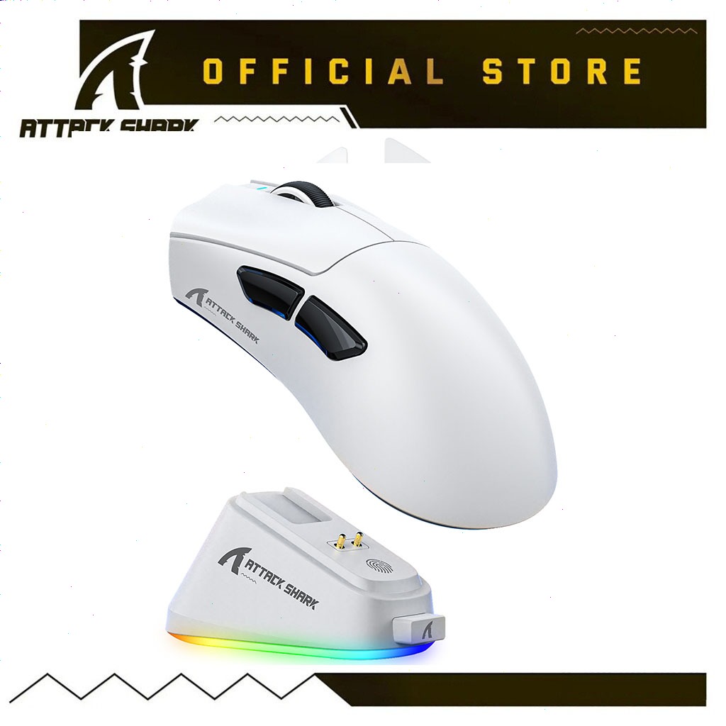 ATTACK SHARK V3PRO Ultra-Light Tri-Mode Gaming Mouse with Charging Dock