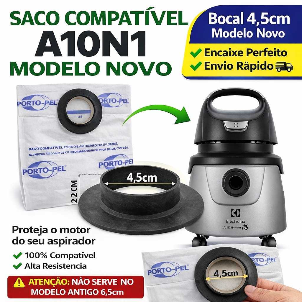 Sacos Aspirador Electrolux A10N1 A10 | HIDROLUX AWD01 | AQP10 | GT 20N/30N/200/2000/3000 GT30N |FLEX