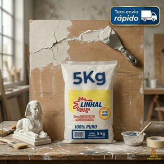 5kg Gesso Rápido Branco ou 1kg Linhal Parede Artesanato Teto e Ferramentas Aplicar - Envio Rápido em Oferta na Shopee
