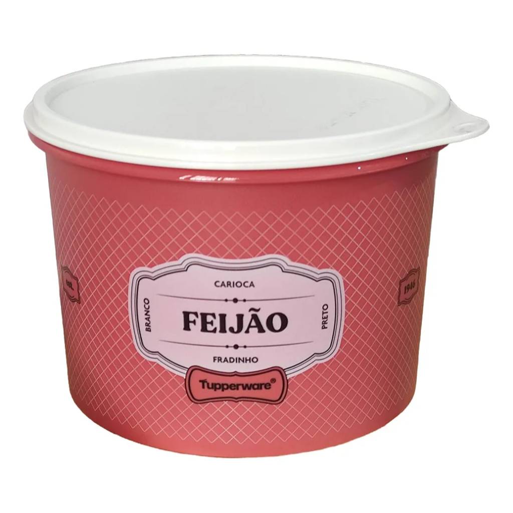 Tupperware Caixa Feijão 2,4l / 2kg Pote Tampa Hermética Essences
