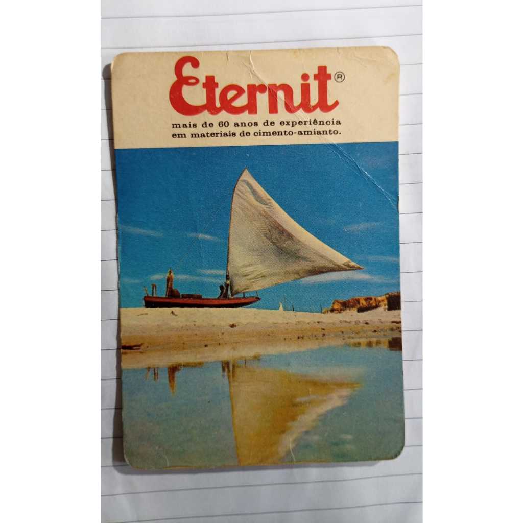 Calendário de Bolso 1969 – Eternit / Revendedor Jair Gomes & Cia. Ltda. (Goiânia – GO)