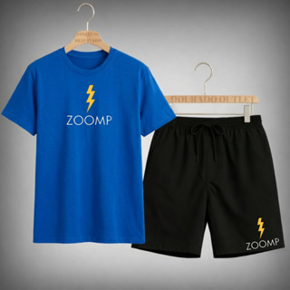 Camiseta Zoomp E Short Tactel Masculino Passeio Casual Algodão 30.1 em Oferta na Shopee