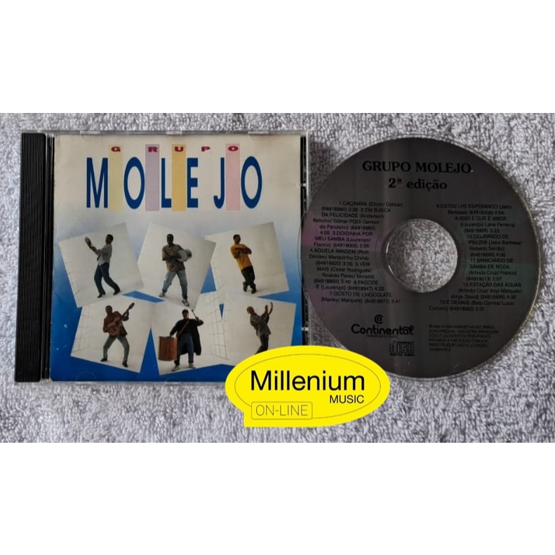 CD Grupo Molejo  Caçamba  1993 Original Gravadora Colecionador Ótimo Estado