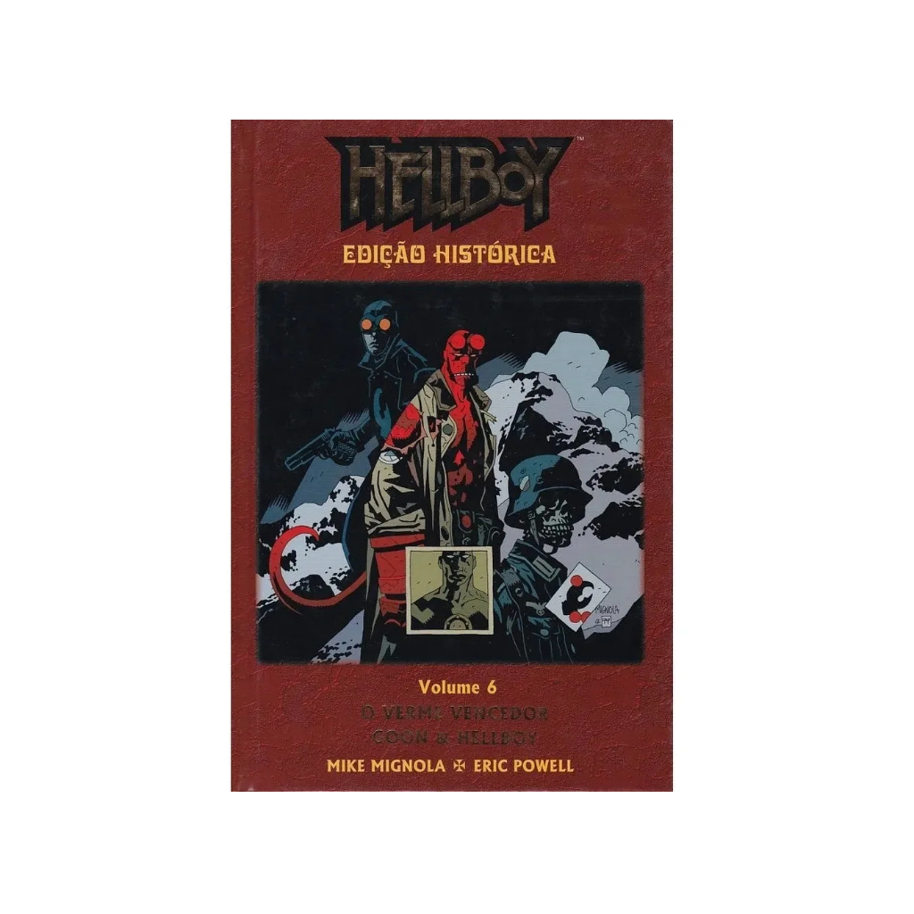 Livro Hellboy Edição Histórica Volume 6 O Verme Vencedor Usado