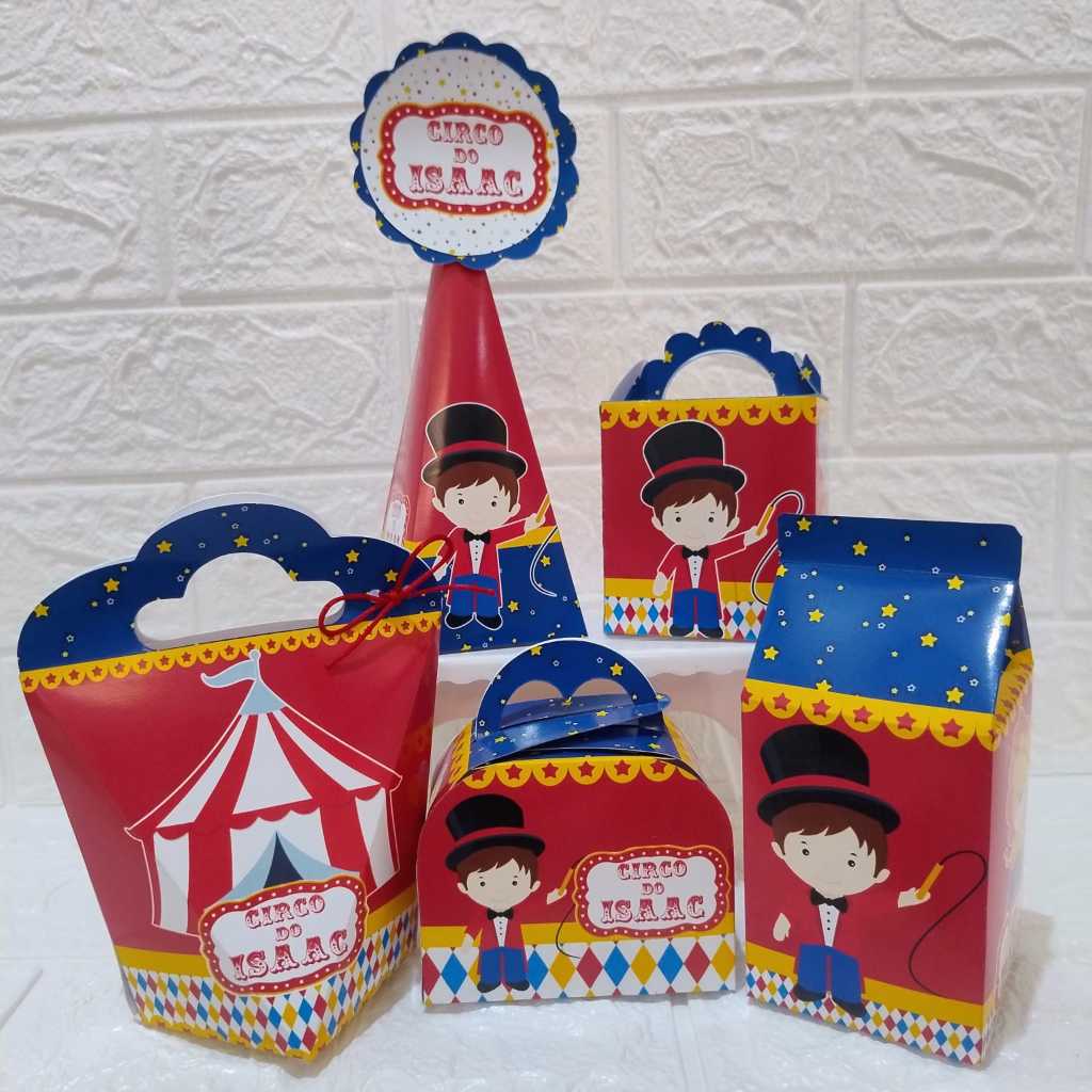 PERSONALIZADOS CIRCO MENINO/PARA LEMBRANCINHA-FESTA-VÁRIOS TEMAS/KIT PERSONALIZADO LEMBRANCINHA CIRCO MENINO