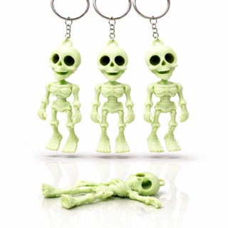 Chaveiro boneco Articulado Fluorescente Brilha no Escuro Glow em Oferta na Shopee