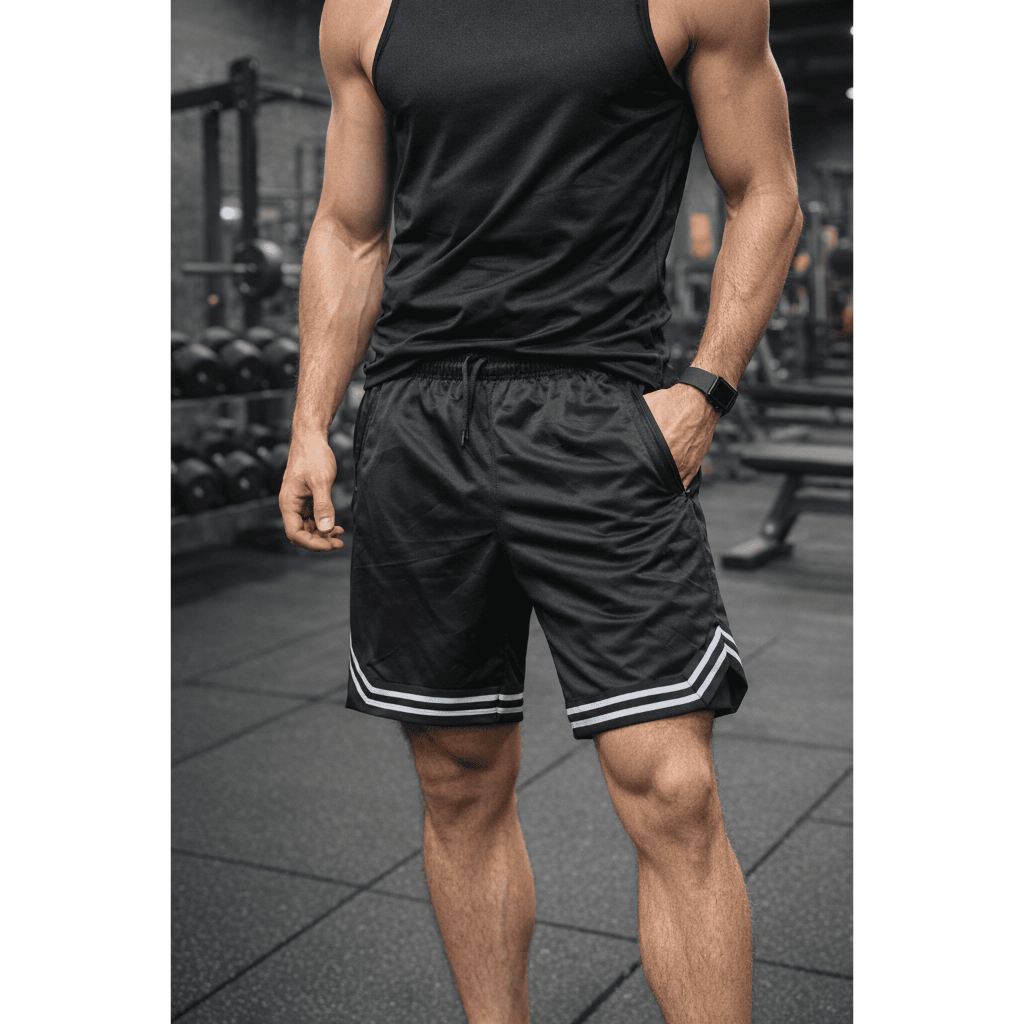 Shorts Basquete Masculino Dry Fit Estilo Americano Esportivo Academia Treino - Envio Rápido