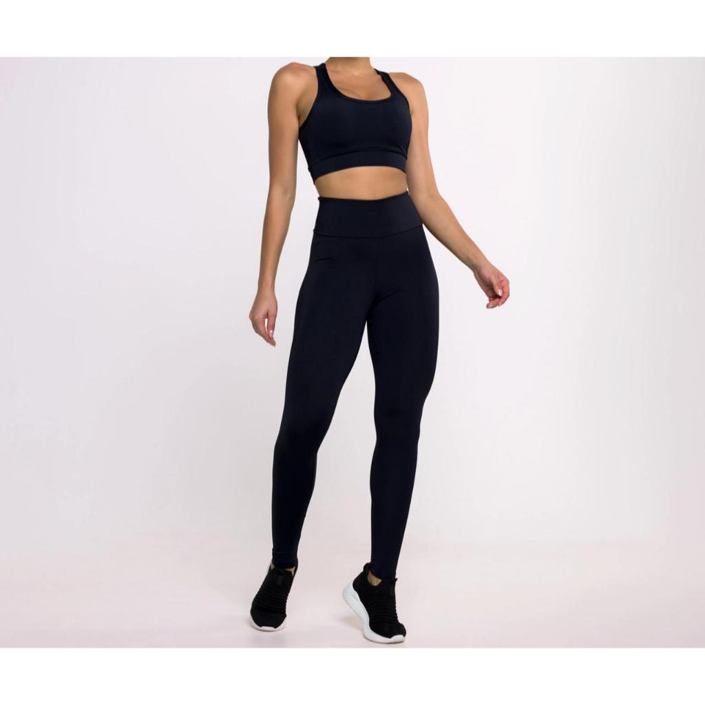 Calças Legging Suplex Levanta Bumbum Anti Transparência Cintura Alta Fitness Academia