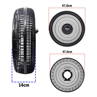 Grade Frontal + Traseira Do Ventilador Britânia Original em Oferta na Shopee