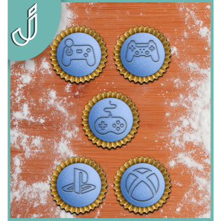 Carimbo para Brigadeiro e Doces - Vídeo Game - Kit com 5 unidades em Oferta na Shopee