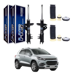 PAR AMORTECEDOR DIANTEIRO TRACKER 2013 A 2019 NAKATA + KIT