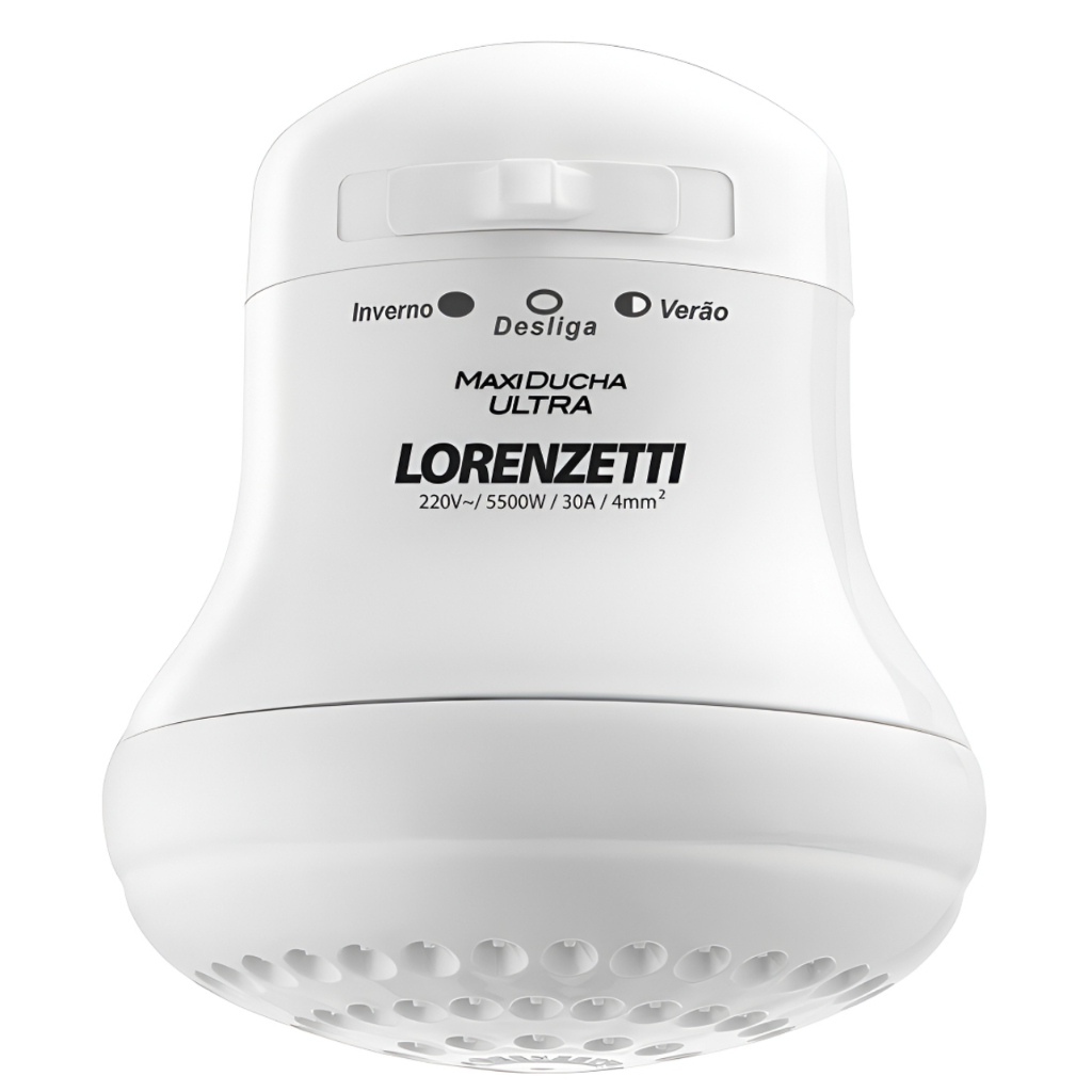 Chuveiro Lorenzetti Maxi Ducha Ultra 5500W 220V Branco Original Alta Potência Banho Quente Econômico em Oferta na Shopee