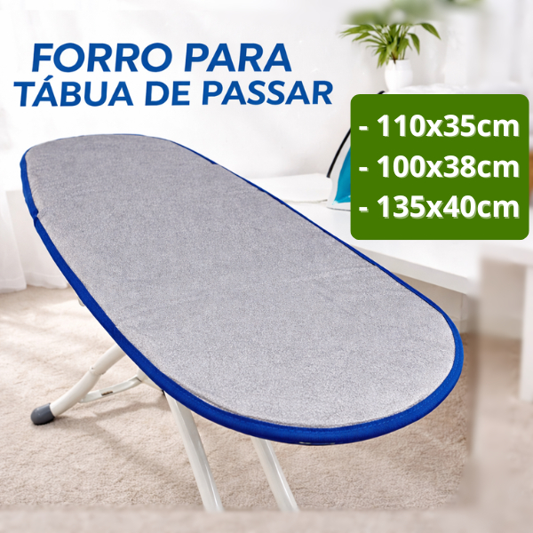 Capa Forro Térmico Para Tábua de Passar Roupas Aluminizado Economize Energia Vários Tamanhos