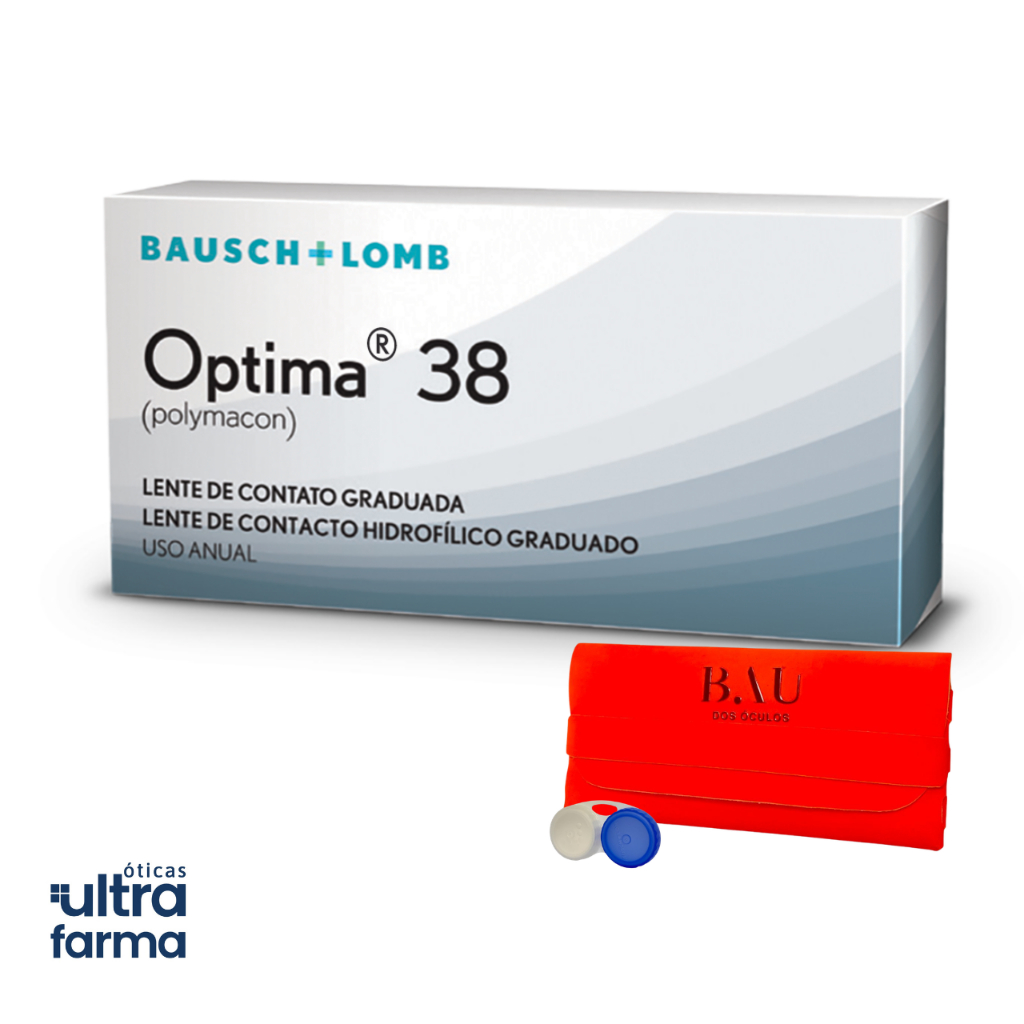Lente de Contato ANUAL Optima 38 - Bausch Lomb