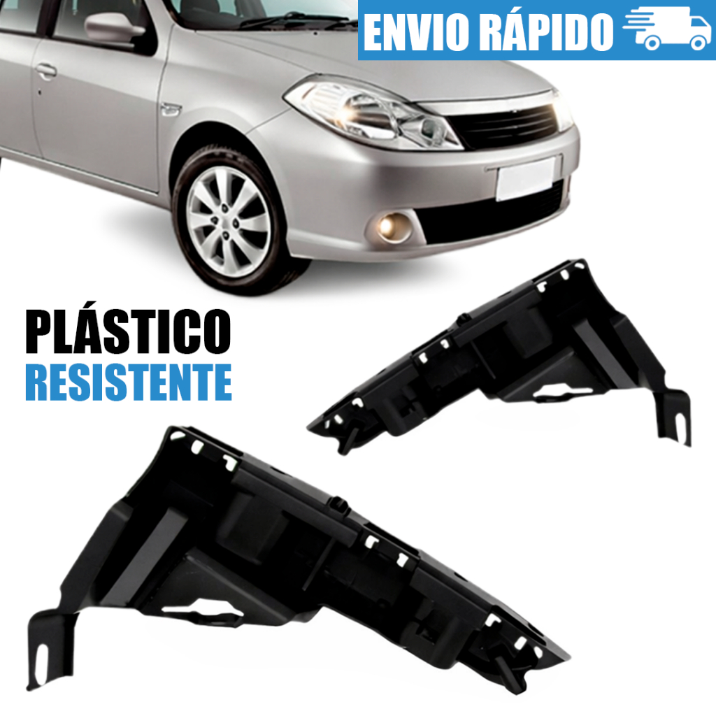 Par Suporte Guia Parachoque Dianteiro Symbol 2009 A 2012