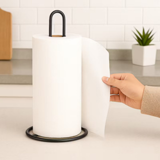 Suporte de Mesa para Papel Toalha - Cozinha Porta Guardanapos e Utensílios em Oferta na Shopee