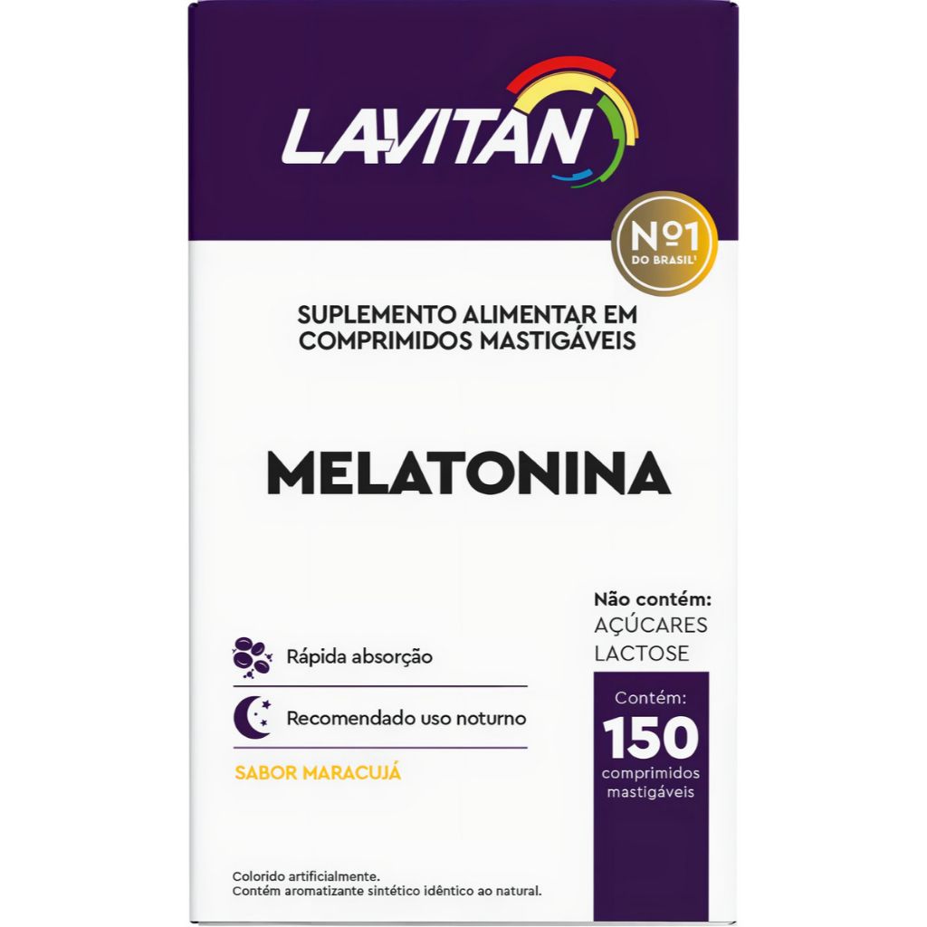 Lavitan Melatonina Maracujá - 150 comprimidos - Cimed em Oferta na Shopee