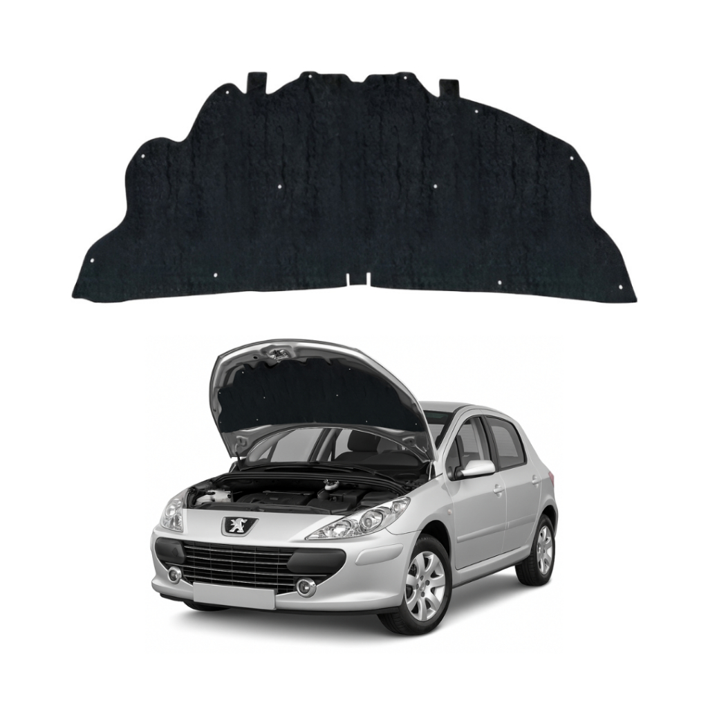 Forro Capô Peugeot 307 2007 2008 2009 2010 2011 2012 Grud Capus Capu Capuz Manta Forração