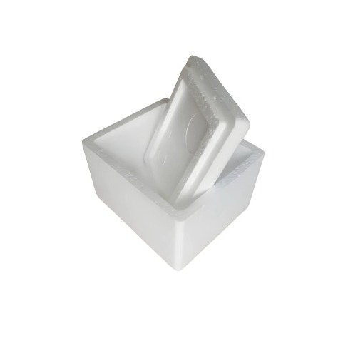 4 caixas de isopor 500ml pequena caixinha de isopor eps branca