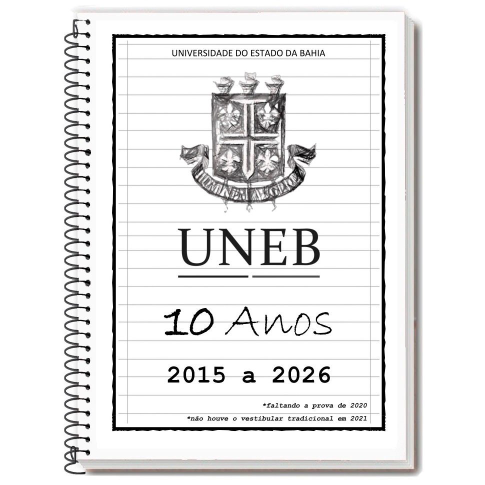 UNEB 2026/2027 - Caderno de Provas + Gabarito + Folhas de Redação em Oferta na Shopee