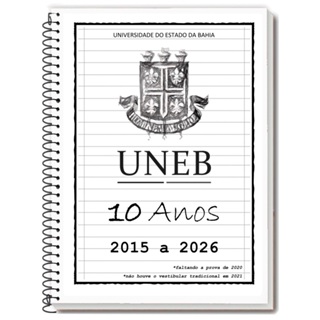 UNEB 2026/2027 - Caderno de Provas + Gabarito + Folhas de Redação em Oferta na Shopee
