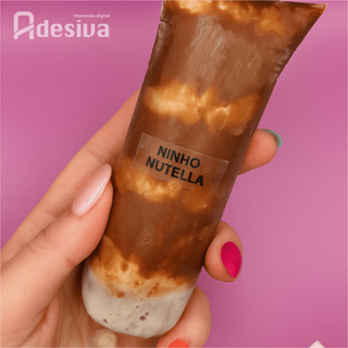 100 Adesivos para Geladinho Gourmet 3x1cm – Etiquetas de Sabor para Gelinho, Sacolé e Dindin em Oferta na Shopee