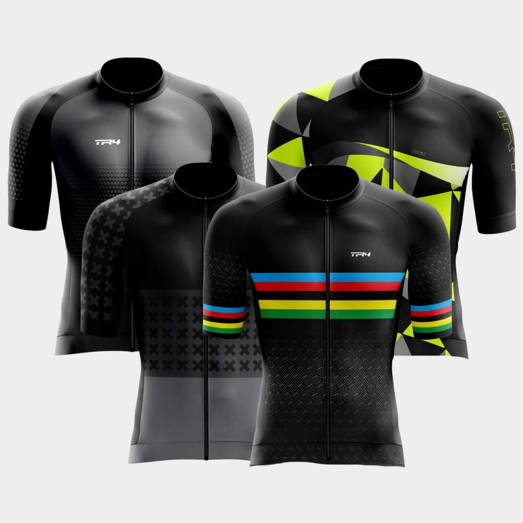 Camisa Ciclismo Masculina Camiseta Manga Curta Proteção Solar Uv Roupa Bike Pedal Mtb