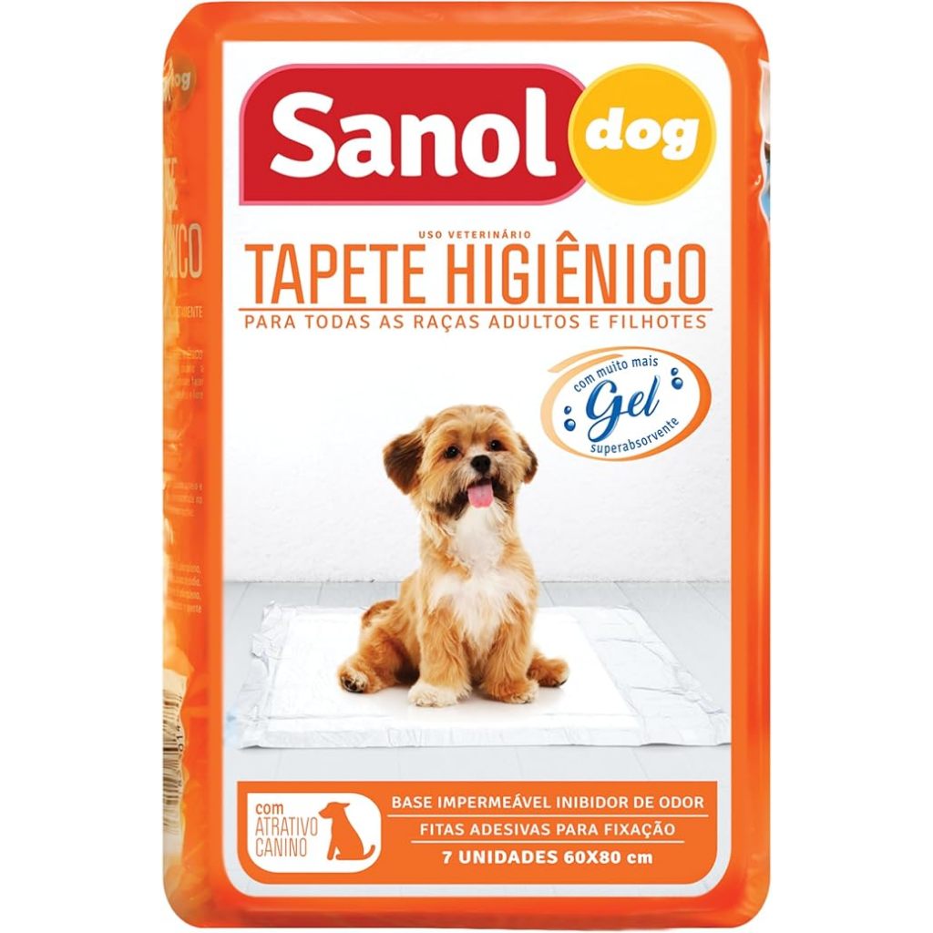Tapete Higiênico para Pets Sanol 7 unidades em Oferta na Shopee