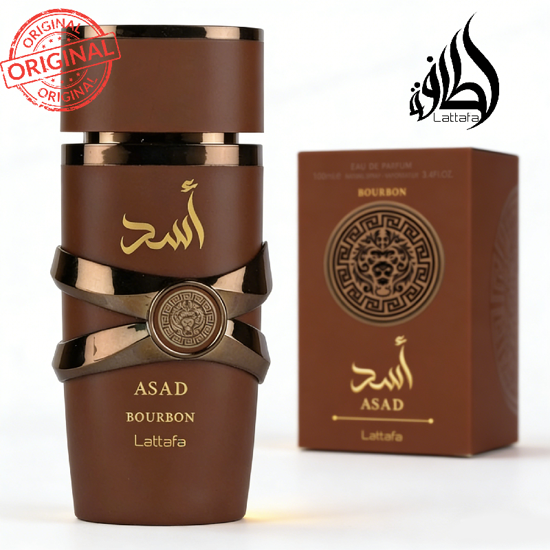 Perfume Árabe Lattafa Asad Bourbon 100ml Masculino Perfume EDP  Original 100% Perfume Amadeirado