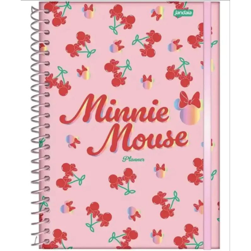 Planner Espiral 175X242mm 80fls Minnie Arts Mouse modelo  2026 FSC