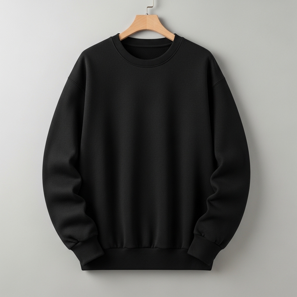 Blusa Moletom Gola Careca Unissex Inverno Macia Confortável