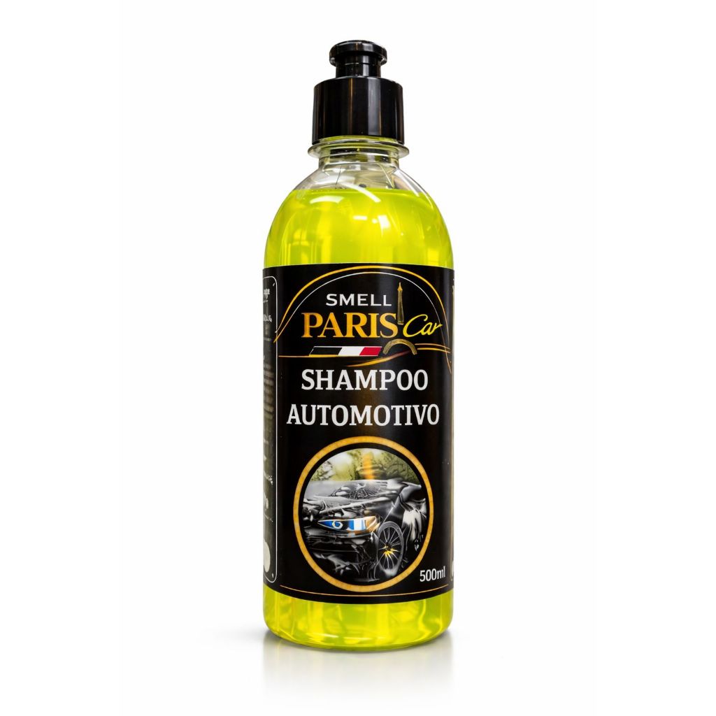 Shampoo Automotivo Concentrado 500ml Lava Carros Espuma Ativa Smell Paris Car