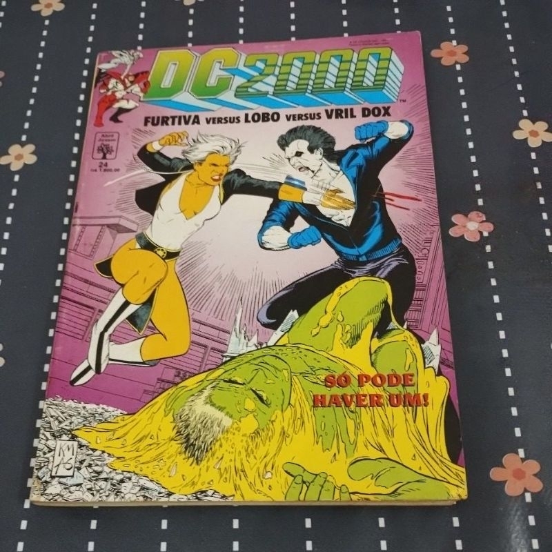 DC 2000 - Furtiva versus Lobo versus Vril Dox - dez 1991-Editora Abril Jovem.
