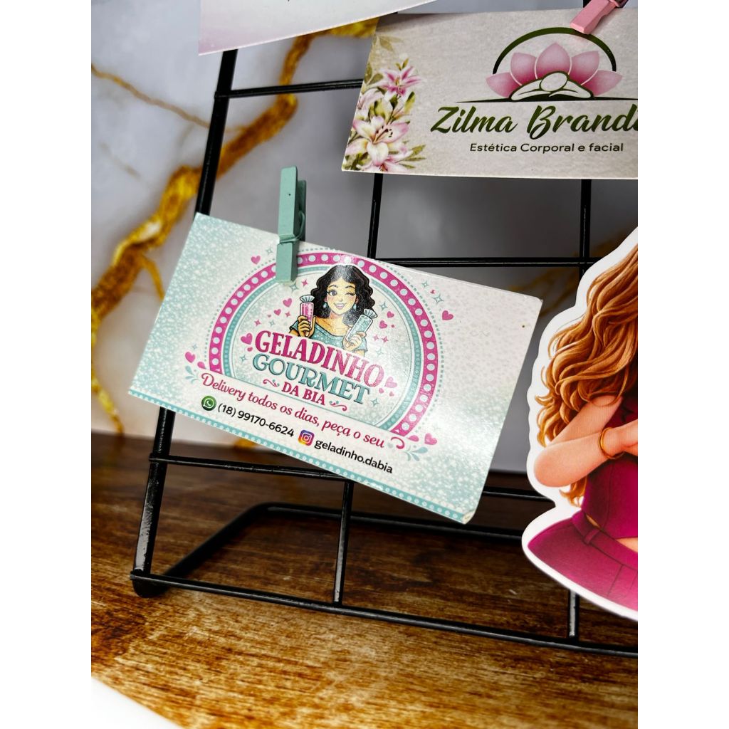 1000 cartões de visita frente e verso colorido 300g em Oferta na Shopee