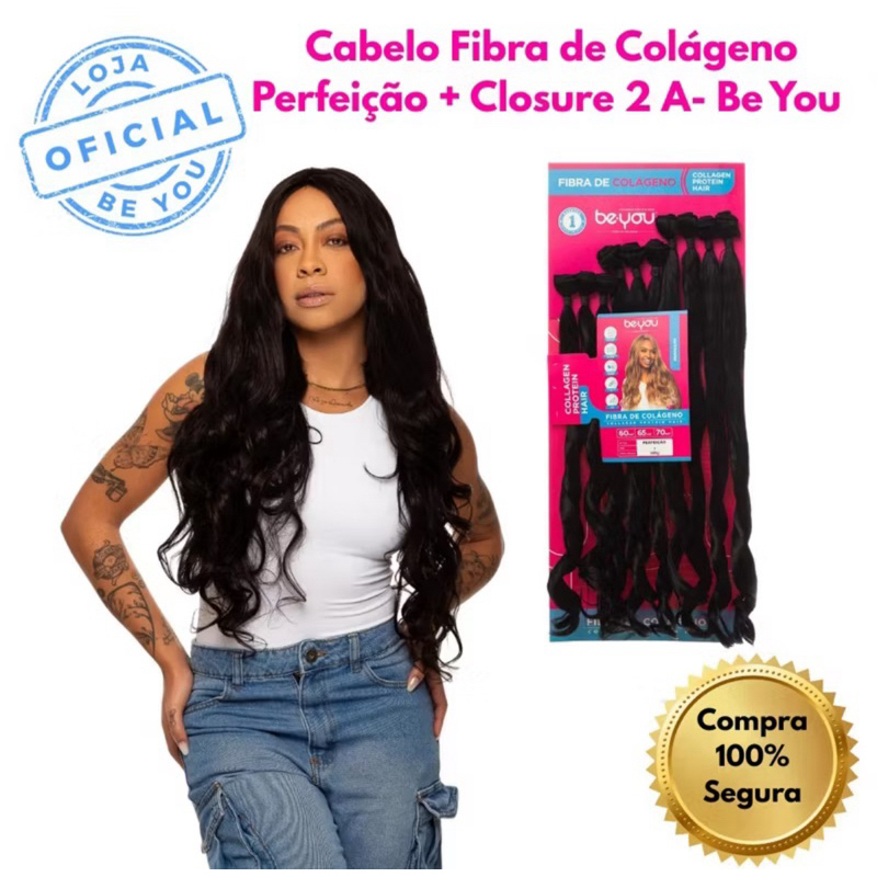 Cabelo Fibra de Colágeno Perfeição BE You