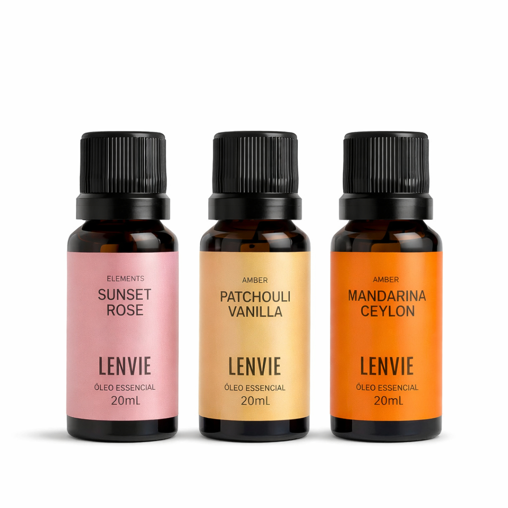 Óleo Aromatizante Concentrado Lenvie 20ml - Várias Fragrâncias em Oferta na Shopee