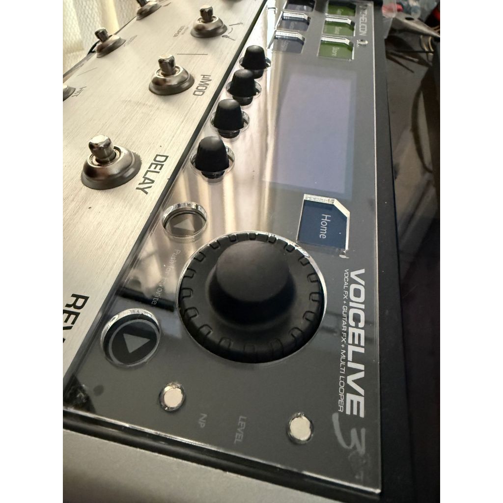 Proteção de acrílic para pedaleira TC Helicon Voicelive 3 e Extreme