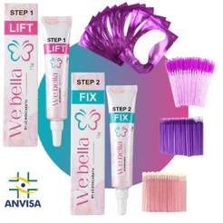 Kit Passo 1 E 2 Lash Lifting Brow Lamination We Bella Anvisa