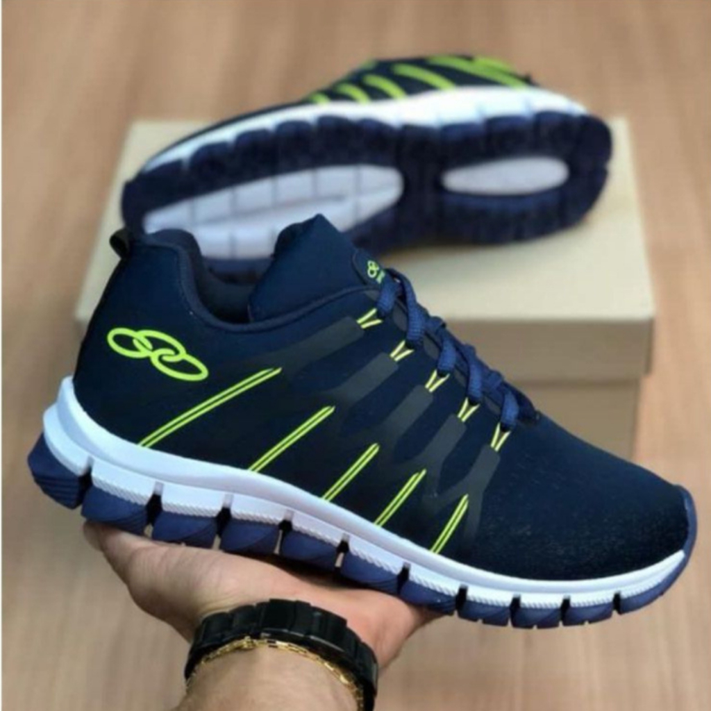 Tênis masculino esportivo academia caminhada leve do 34 ao 43 lançamento mega oferta em Oferta na Shopee