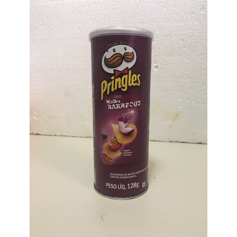 Lata vazia de batata Pringles coleção