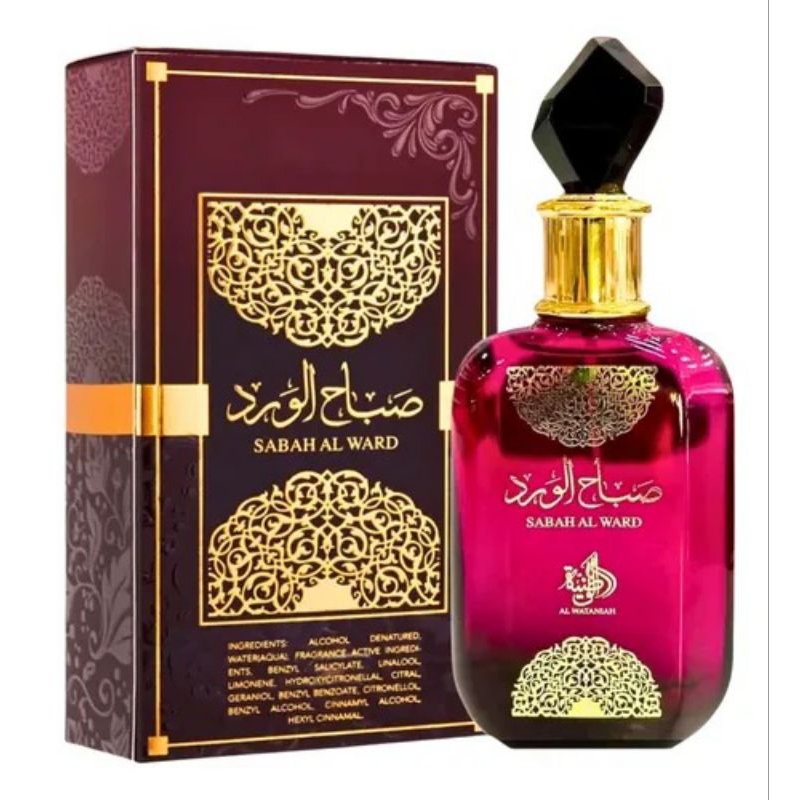 Perfume Feminino ÁRABES SABAH AL WARD 100ML Al Wataniah Eau de Parfum Edp Original