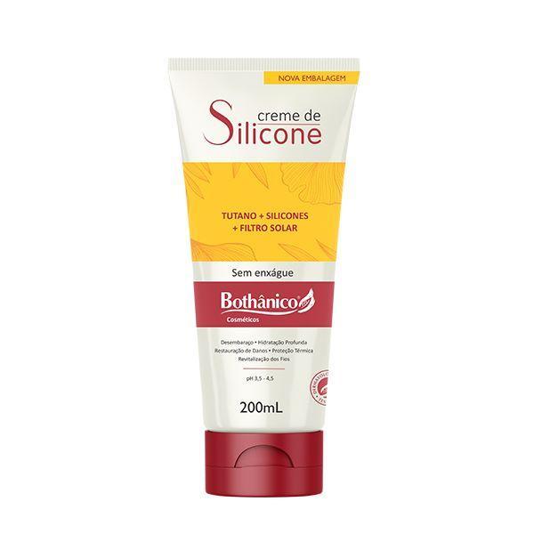 Creme de Silicone com Tutano Filtro Solar Bothanico 200 ml Proteção Térmica Desembaraço Maciez