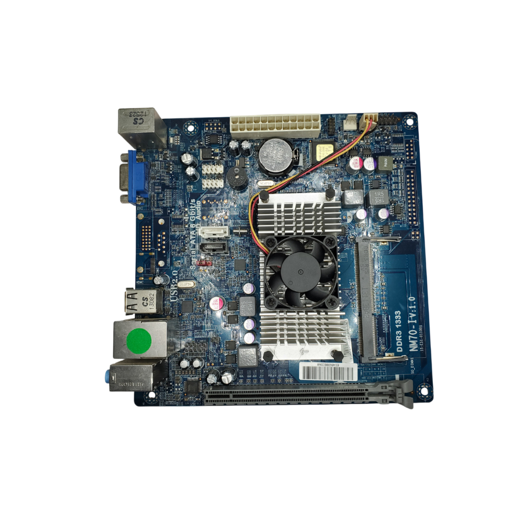 Placa Mae Pcware NM70-IV V1.0 Mini ITX DDR3 Celeron Integrado HDMI VGA