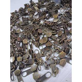 Cursor De Zíper N° 5/6 Ouro Velho com 100 unidade em Oferta na Shopee