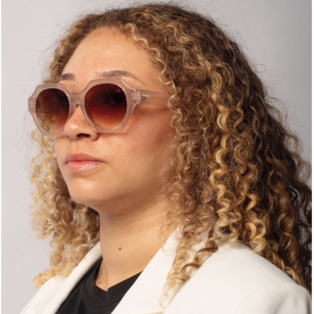 Óculos de Sol Feminino Hexagonal UV400 Estilo Vintage Fashion Elegante