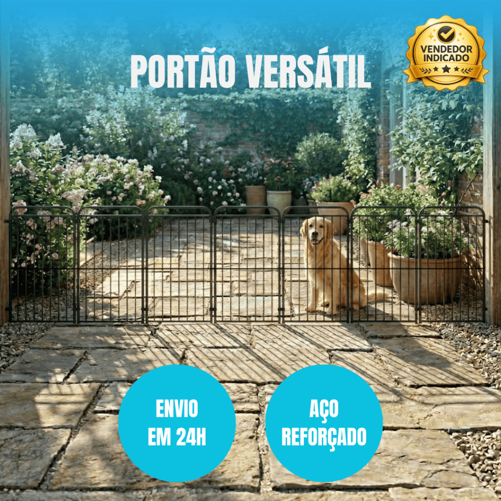 Cercado Pet com Painéis de Metal Grade para Cachorro Achadinhos