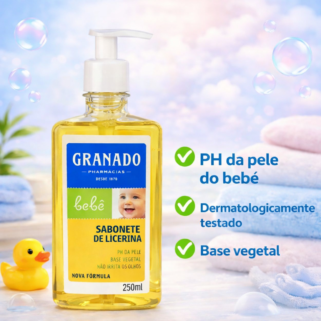 Sabonete Líquido De Glicerina Tradicional Granado Bebê - 250