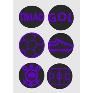 Kit Carimbos Brigadeiros Docinhos Molde Festa Confeitaria Timao Corinthians - 6pçs - em Oferta na Shopee