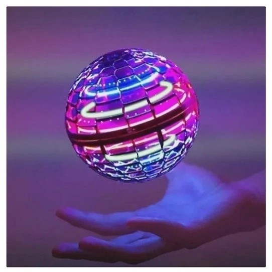 Drone Bola Voadora LED Spinner YY-153 | Brinquedo Mágico Recarregável para Crianças | Drone de Mão Anti Queda